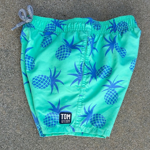 TOM & TEDDY Boys Swim Trunks - size 3/4 - Picture 3 of 5